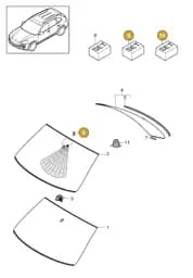 WHT001248 Volkswagen Hexagon Nut
