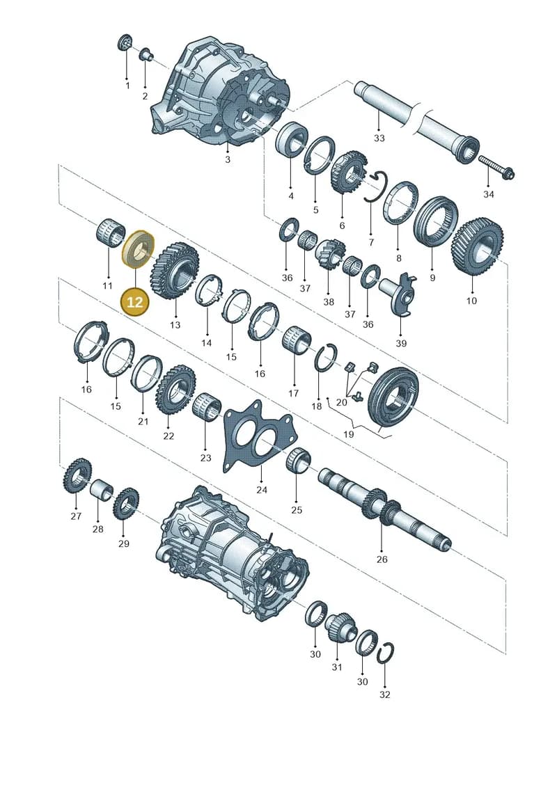 WHT001270A — Audi Q5 qu. 2.0 TDI (2012-2017) diagram 636311350, position 12
