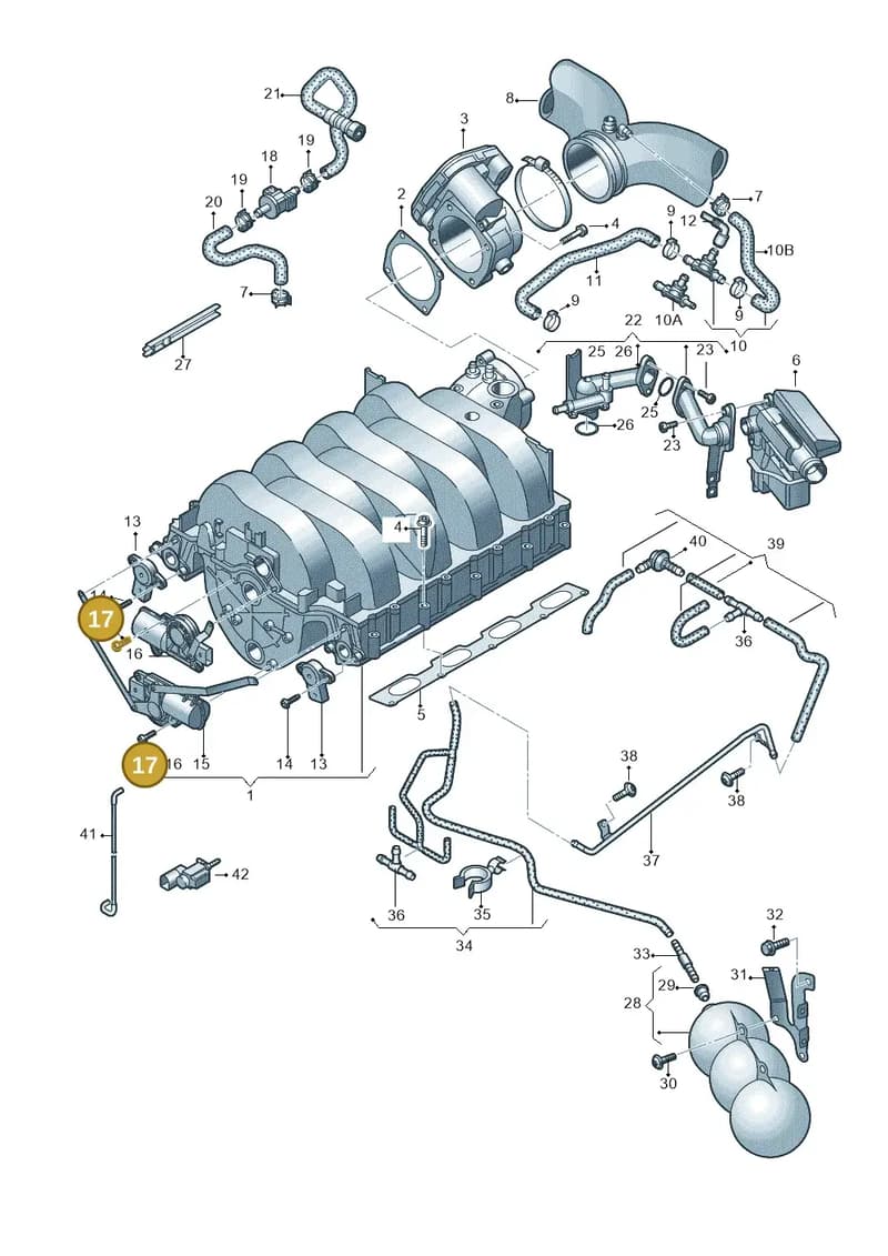 WHT001481 — Audi Q7                07> (2006-) diagram 493133620, position 17