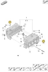 WHT001703 Volkswagen Hexagon Head Bolt