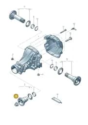 WHT001896 Volkswagen Collar Nut