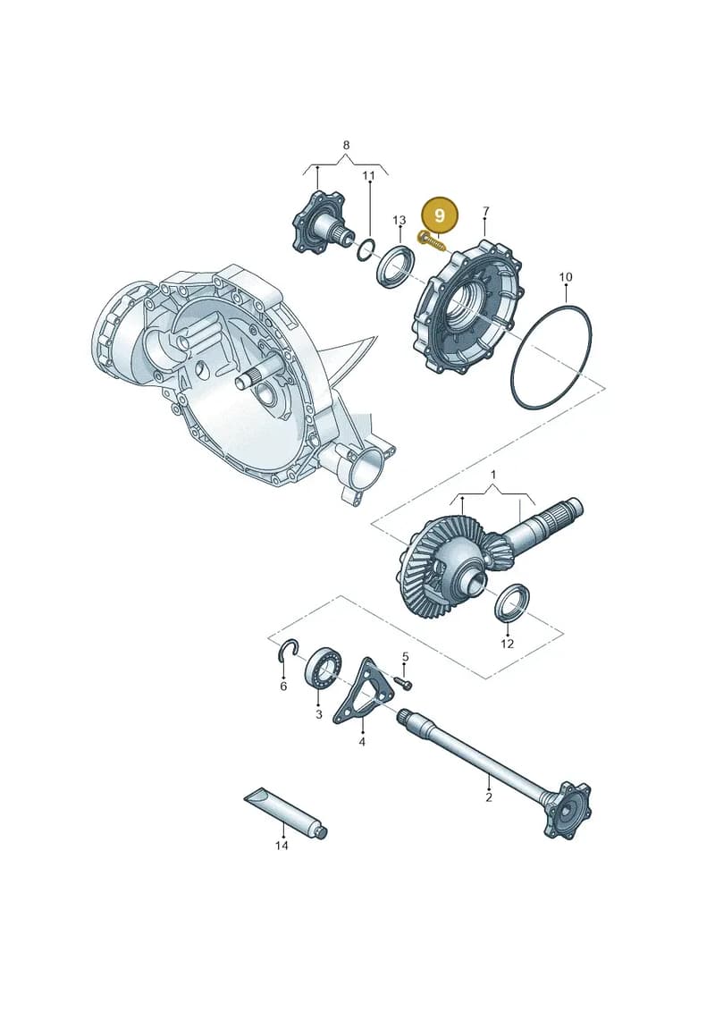 WHT002079 — Audi A6 (2018-2025) diagram 717409560, position 9