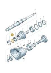 WHT002286C Volkswagen Compensation Washer