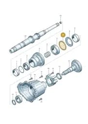 WHT002288 Volkswagen Compensation Washer