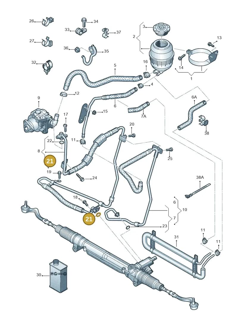 WHT002665 — Audi Q5 (2009-2018) diagram 620422700, position 21