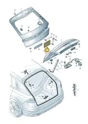 WHT003200 Volkswagen Cage Nut