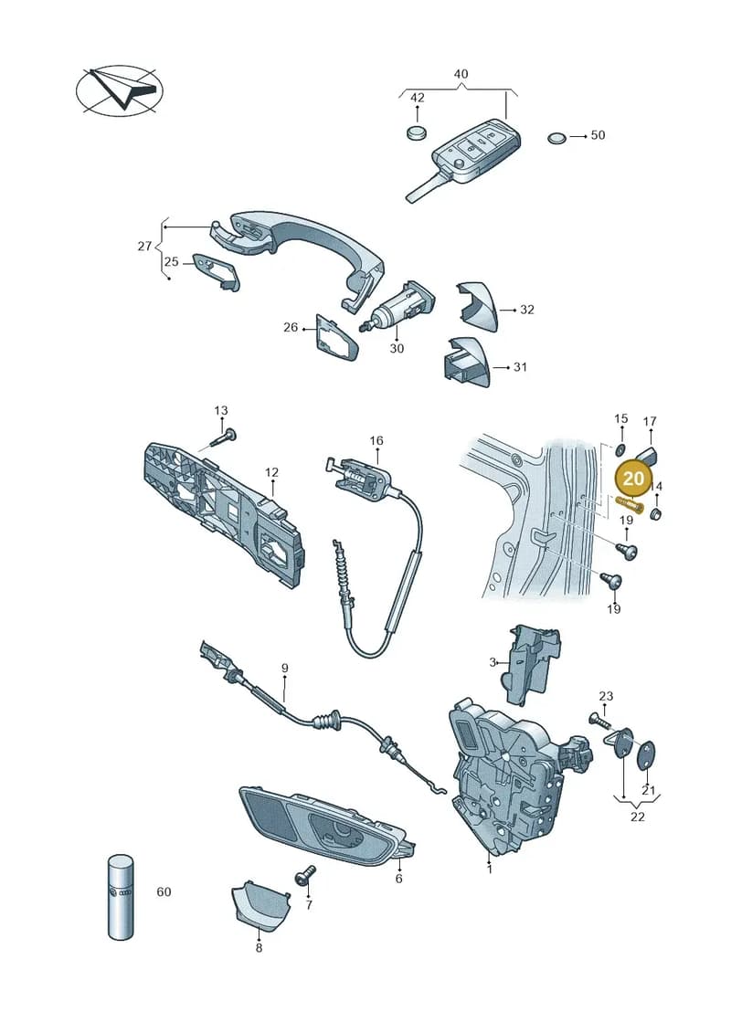 WHT003393A — SEAT Ateca (2016-) diagram 754837000, position 20