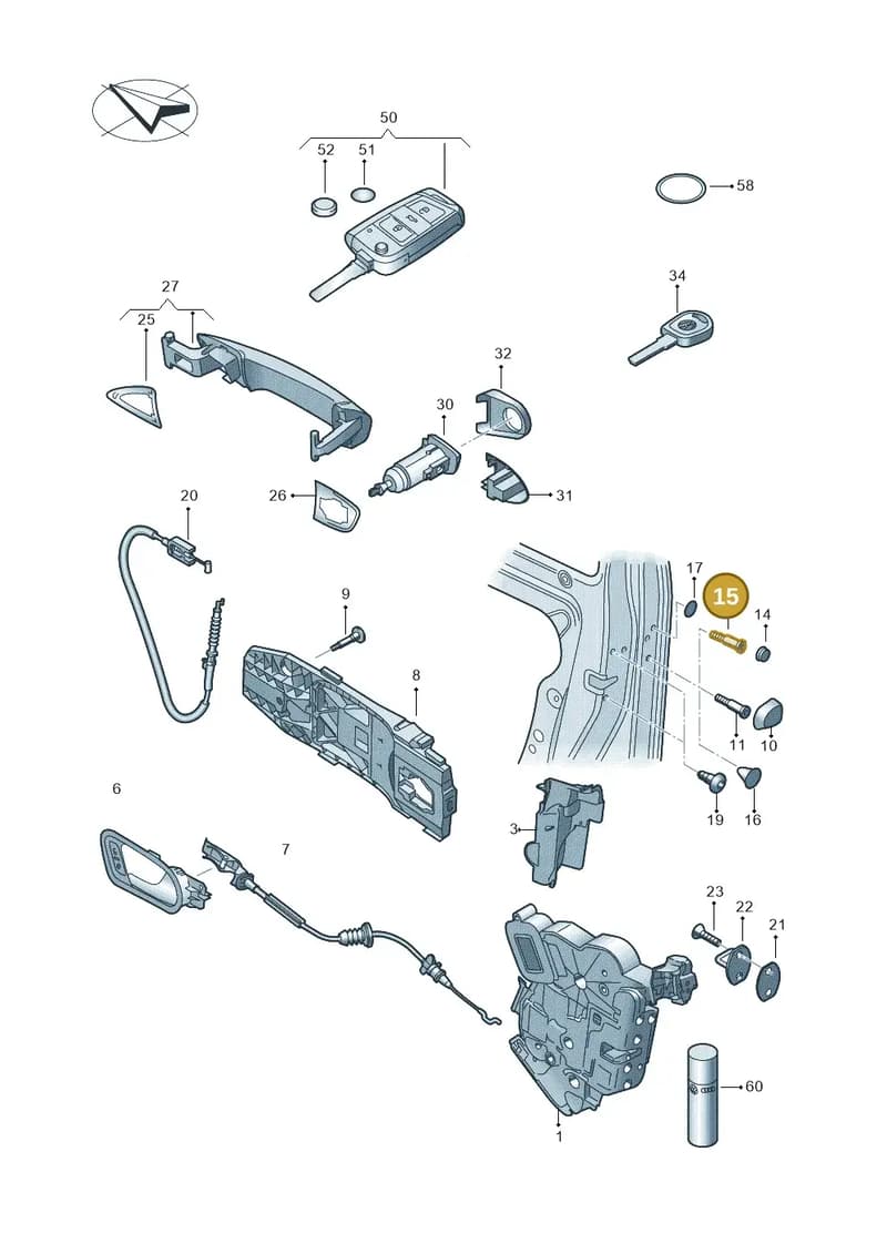 WHT003393A — Skoda Fabia (2014-2022) diagram 797837000, position 15