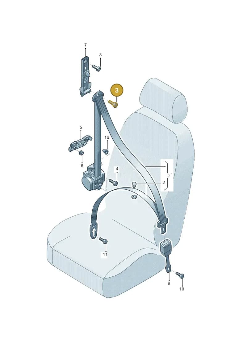WHT003478 — Audi Q5 (2009-2018) diagram 687857060, position 3