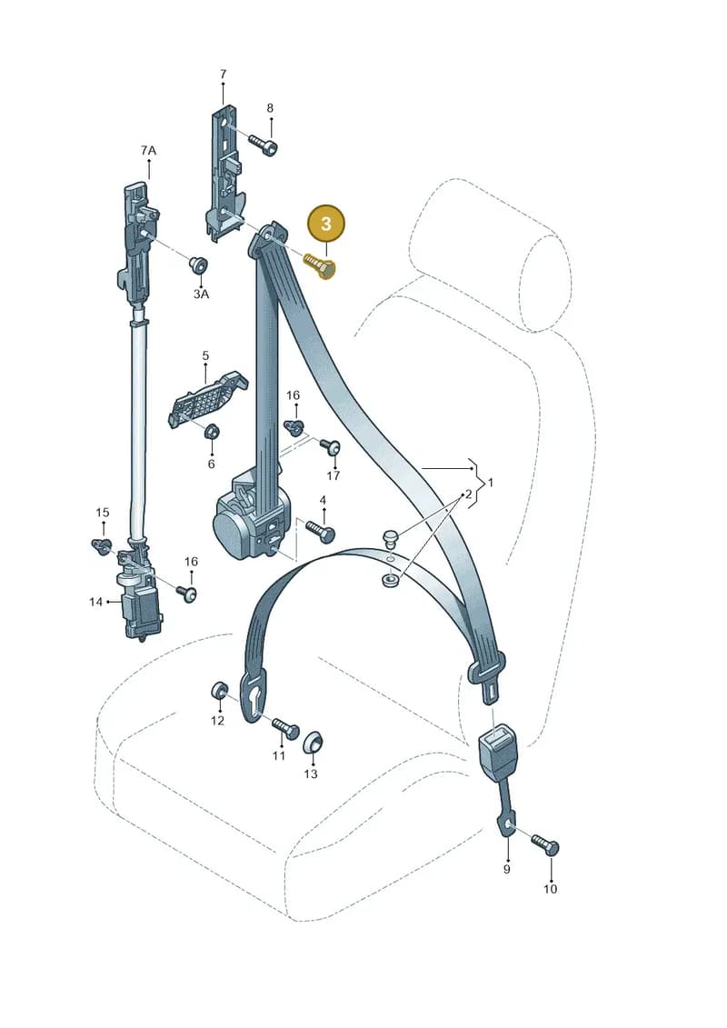 WHT003478 — Audi Q5 qu. 2.0 TDI (2012-2017) diagram 249857600, position 3