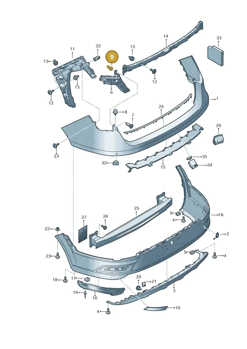 WHT003567 — SEAT Leon ST (2016-2020) diagram 754807900, position 9