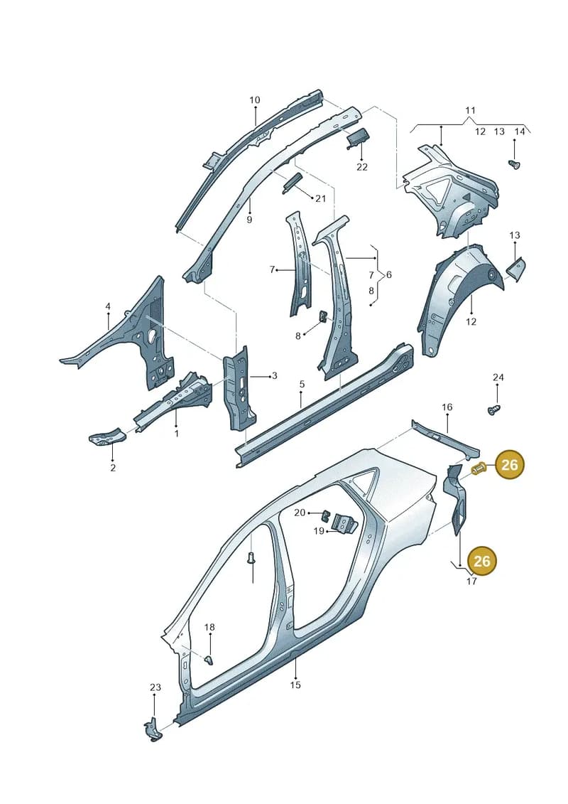 WHT003567 — SEAT Leon ST (2016-2020) diagram 754809300, position 26