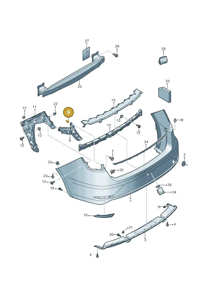 WHT003567 — SEAT Leon ST (2016-2020) diagram 830807650, position 9