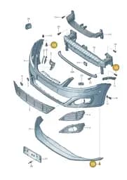 WHT003694 Volkswagen Hexagon Socket Head Bolt (Combi)