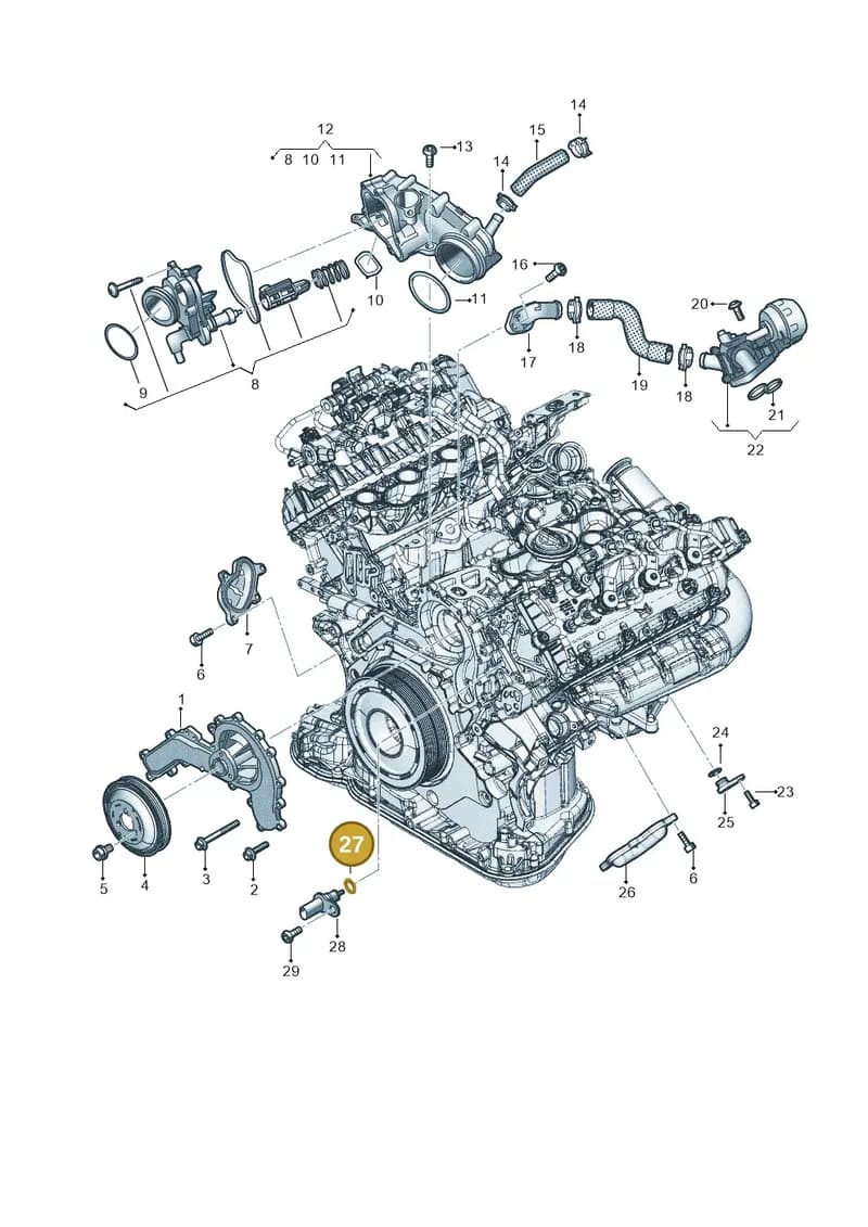 WHT003695B — Audi Q8 (2018-2025) diagram 896121160, position 27