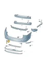 WHT003737 Volkswagen Expanding Nut
