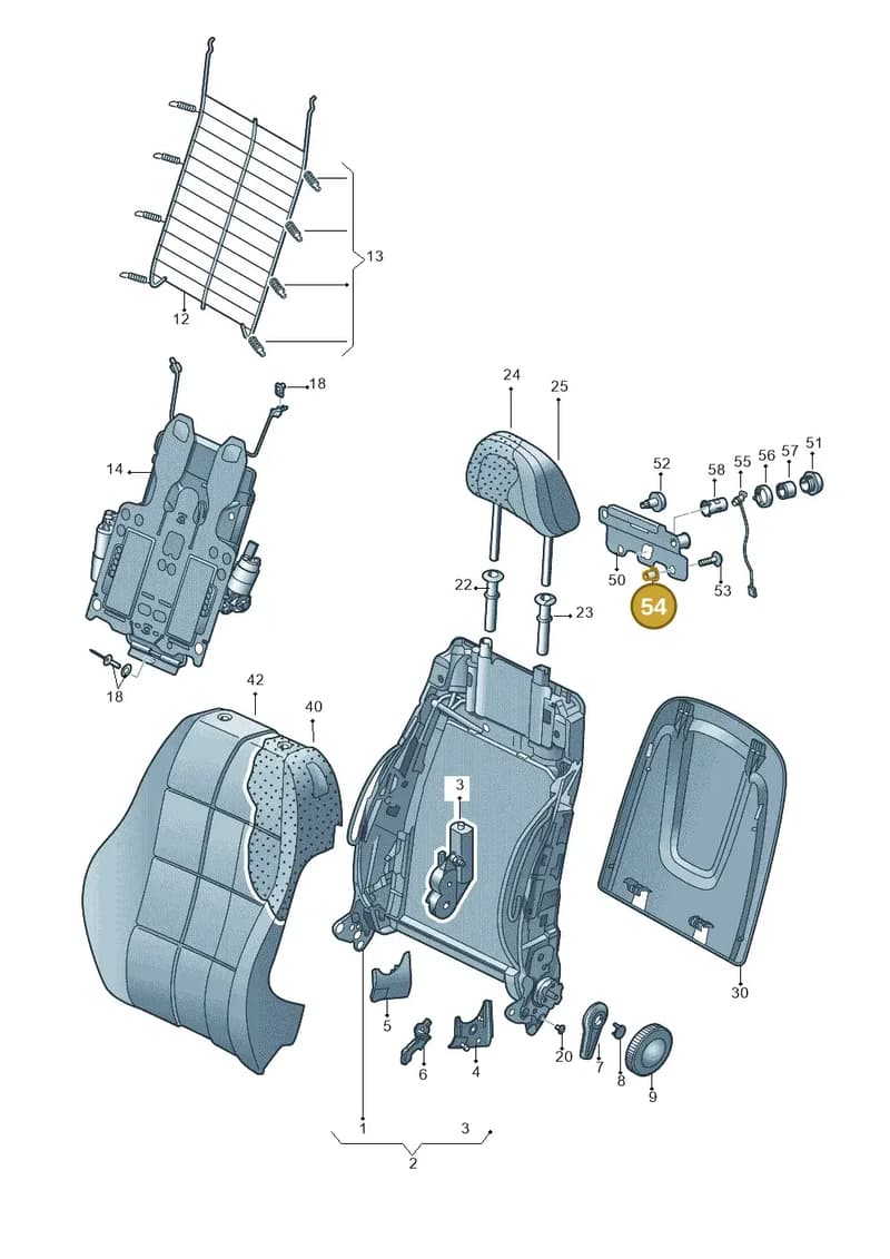 WHT003794 — Audi Q5 qu. 2.0 TDI (2012-2017) diagram 647881500, position 54