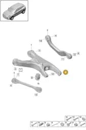 WHT003818 Volkswagen Hexagon Socket Head Bolt (Combi)