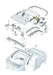 WHT004090 Volkswagen Hexagon Socket Head Collared Bolt