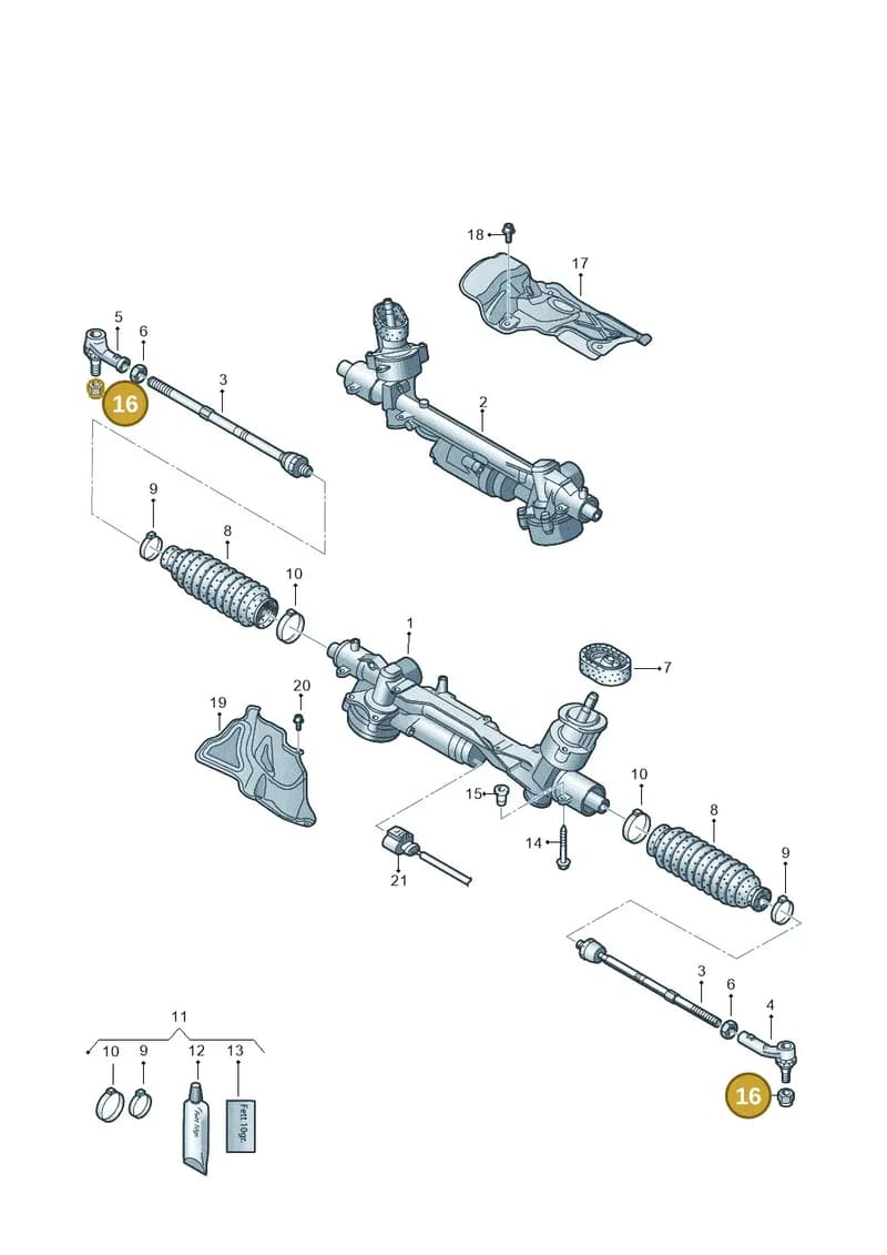 WHT004593 — Audi RS3 Limousine (2017-2020) diagram 745423000, position 16