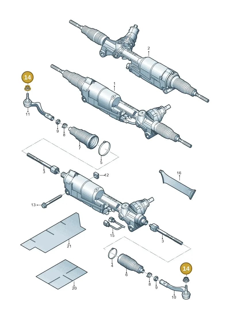 WHT004593 — Audi RS5 Cabrio (2012-2015) diagram 771423000, position 14