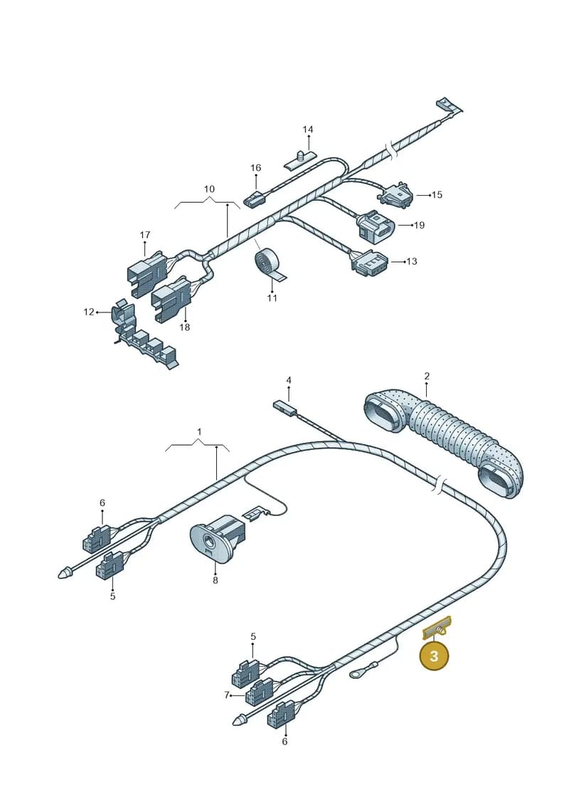 WHT004663 — Volkswagen Polo (2012-2014) diagram 253972500, position 3