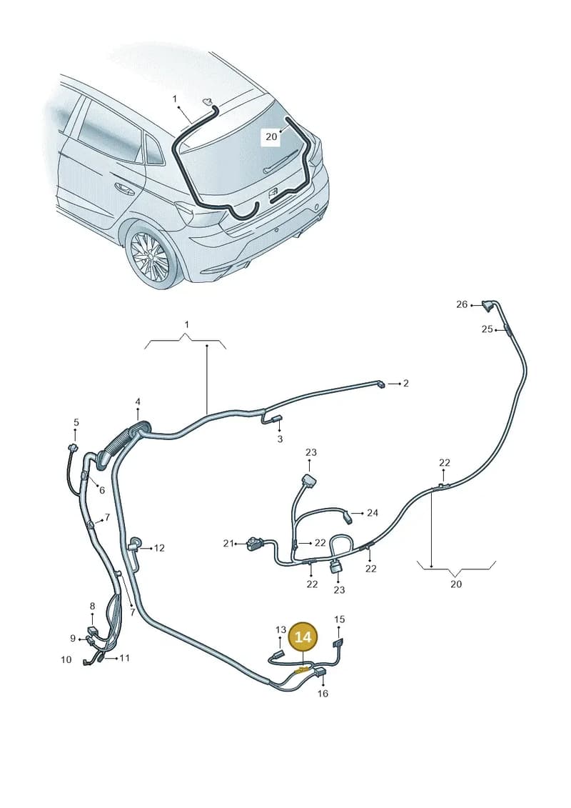 WHT004663 — SEAT Ibiza (2017-) diagram 835972800, position 14