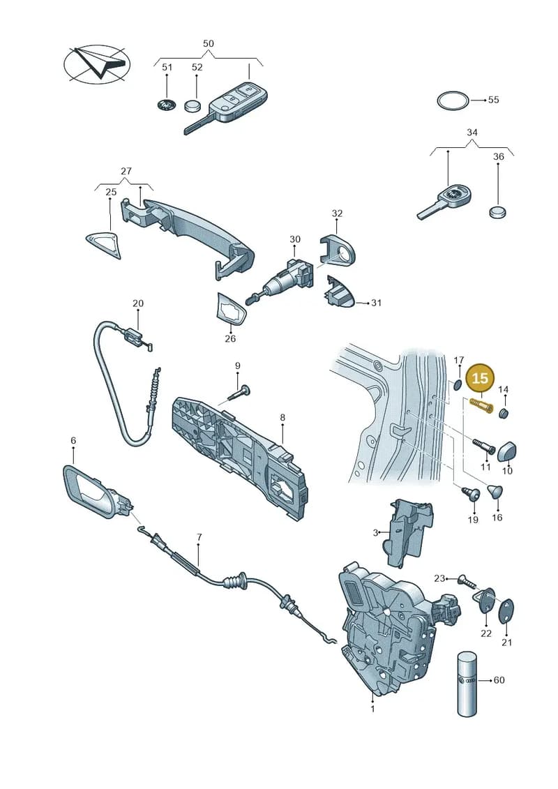 WHT004715A — Skoda Citigo (2019-2021) diagram 727837000, position 15