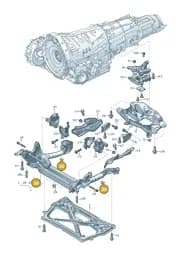 WHT004734 Volkswagen Rivetted Cap Nut