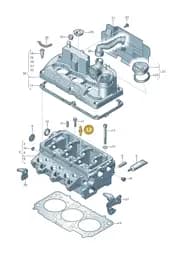 WHT004737 Volkswagen Hexagon Bolt