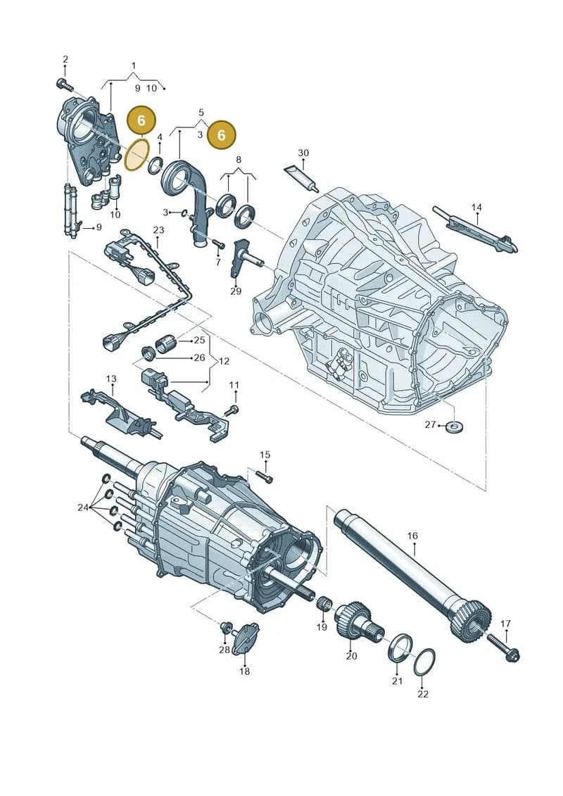 WHT004741 — Audi A7 Sportback (2014-2018) diagram 647321700, position 6