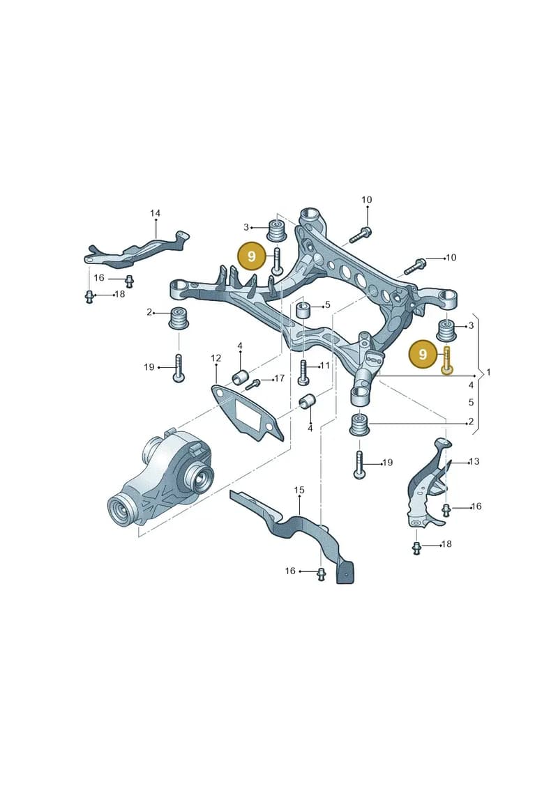 WHT004756A — Volkswagen Phideon (2016-2023) diagram 251505100, position 9