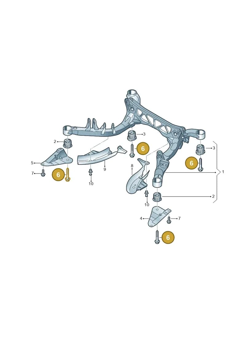 WHT004756A — Volkswagen Phideon (2016-2023) diagram 620505010, position 6