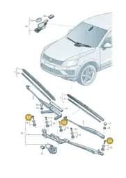 WHT004769 Volkswagen Hexagon Socket Head Bolt (Combi)