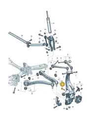 WHT004835A Volkswagen Screw with Interior Serrations