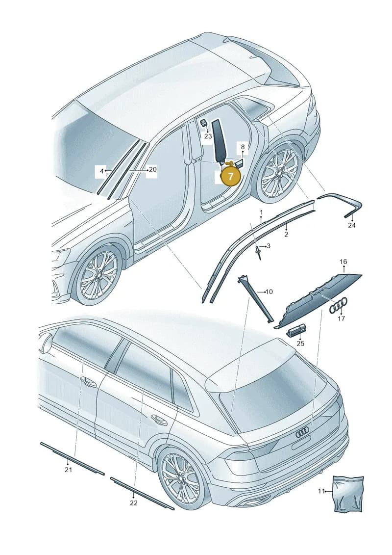 WHT004848 — Audi RS Q8 (2019-2025) diagram 429853020, position 7