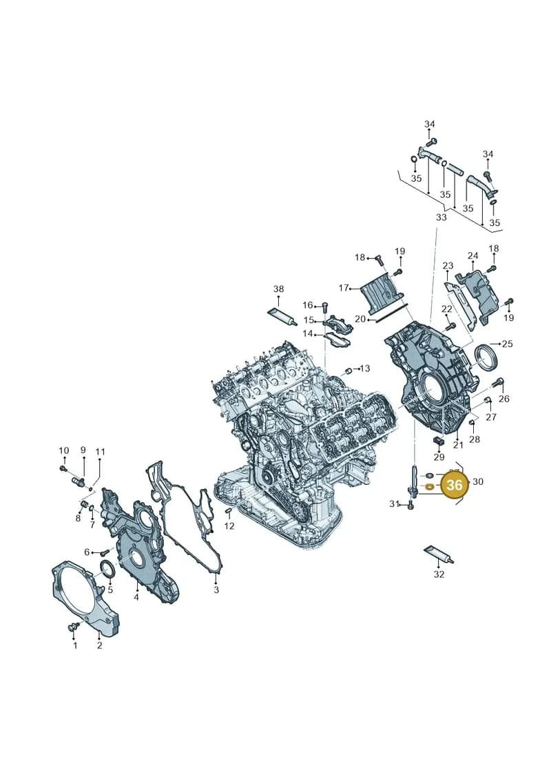 WHT004963 — Audi Q8 (2018-2025) diagram 896103560, position 36