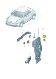 WHT005165 Volkswagen 12-Point Collared Bolt