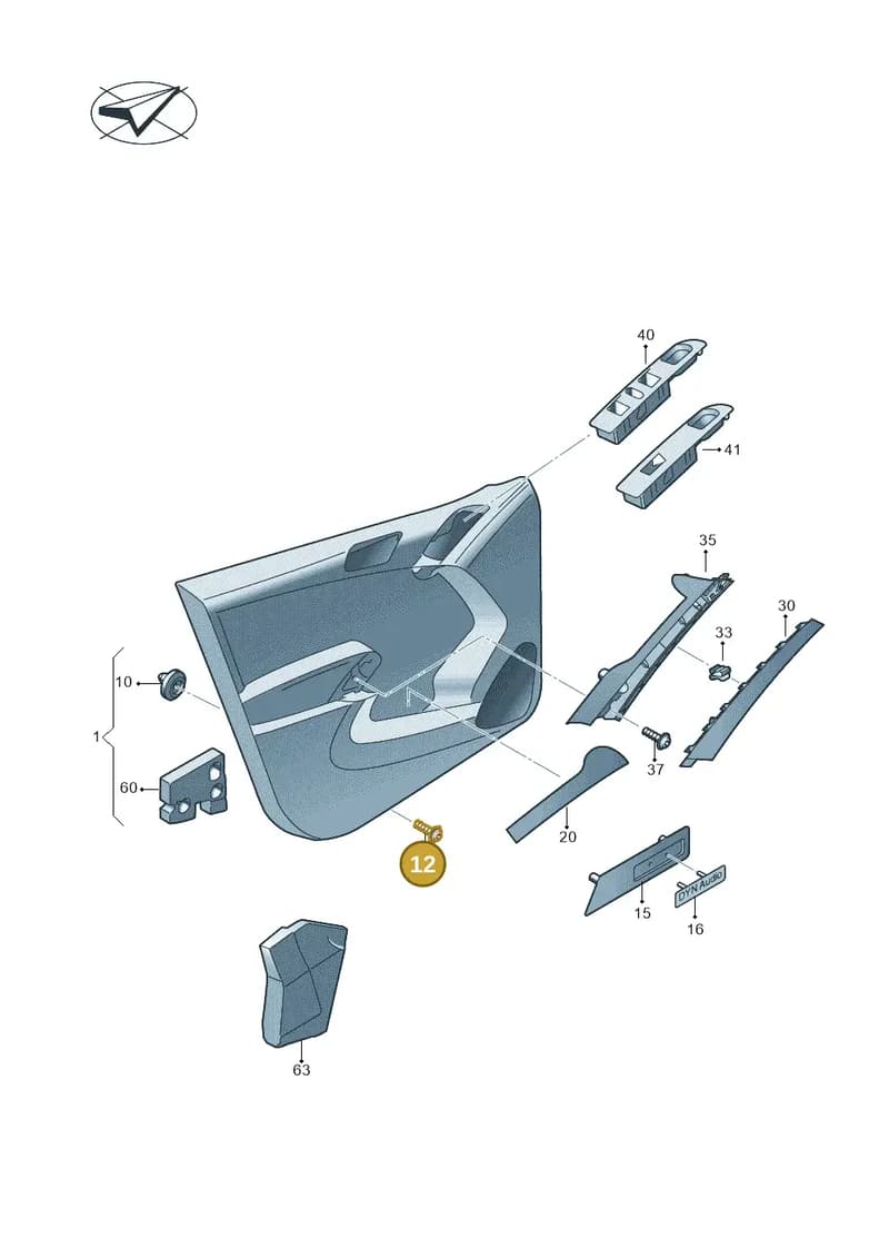 WHT005228 — Volkswagen Tiguan (2011-2018) diagram 634867000, position 12