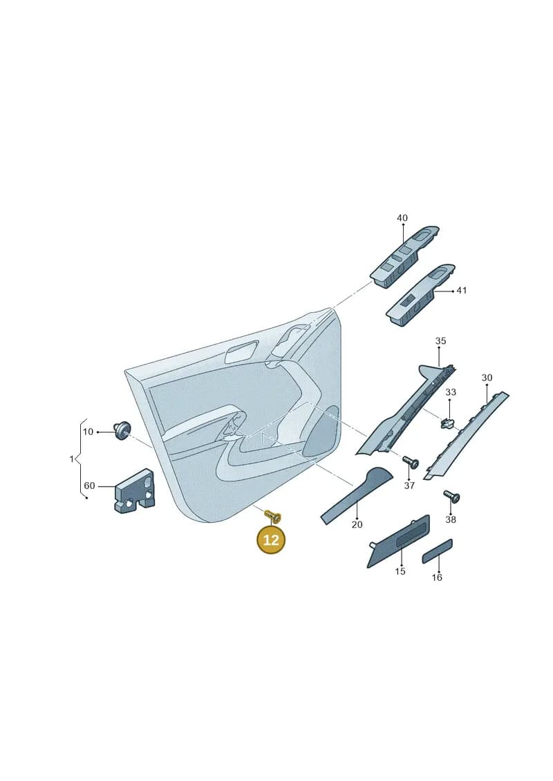 WHT005228 — Volkswagen Tiguan (2009-2019) diagram 688867000, position 12