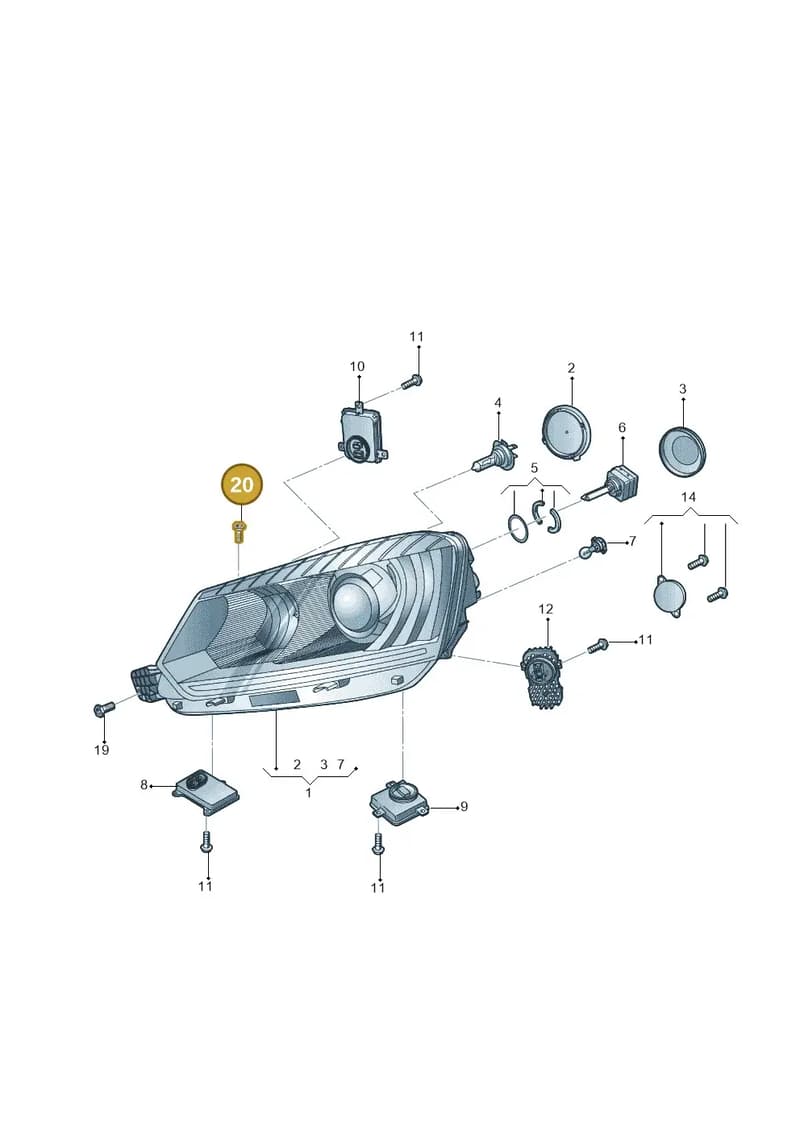 WHT005258 — Skoda Yeti (2013-2017) diagram 767941200, position 20