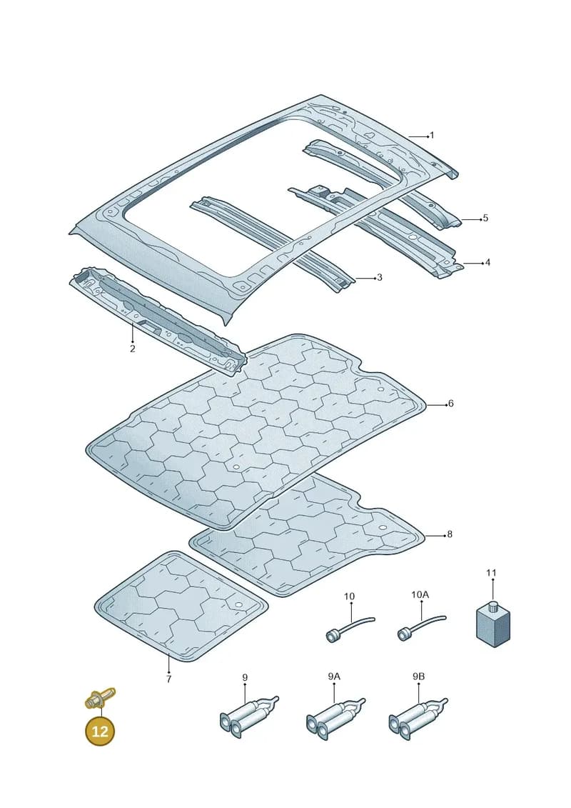 WHT005270 — Audi Q5 qu. 2.0 (2018-) diagram 428817000, position 12