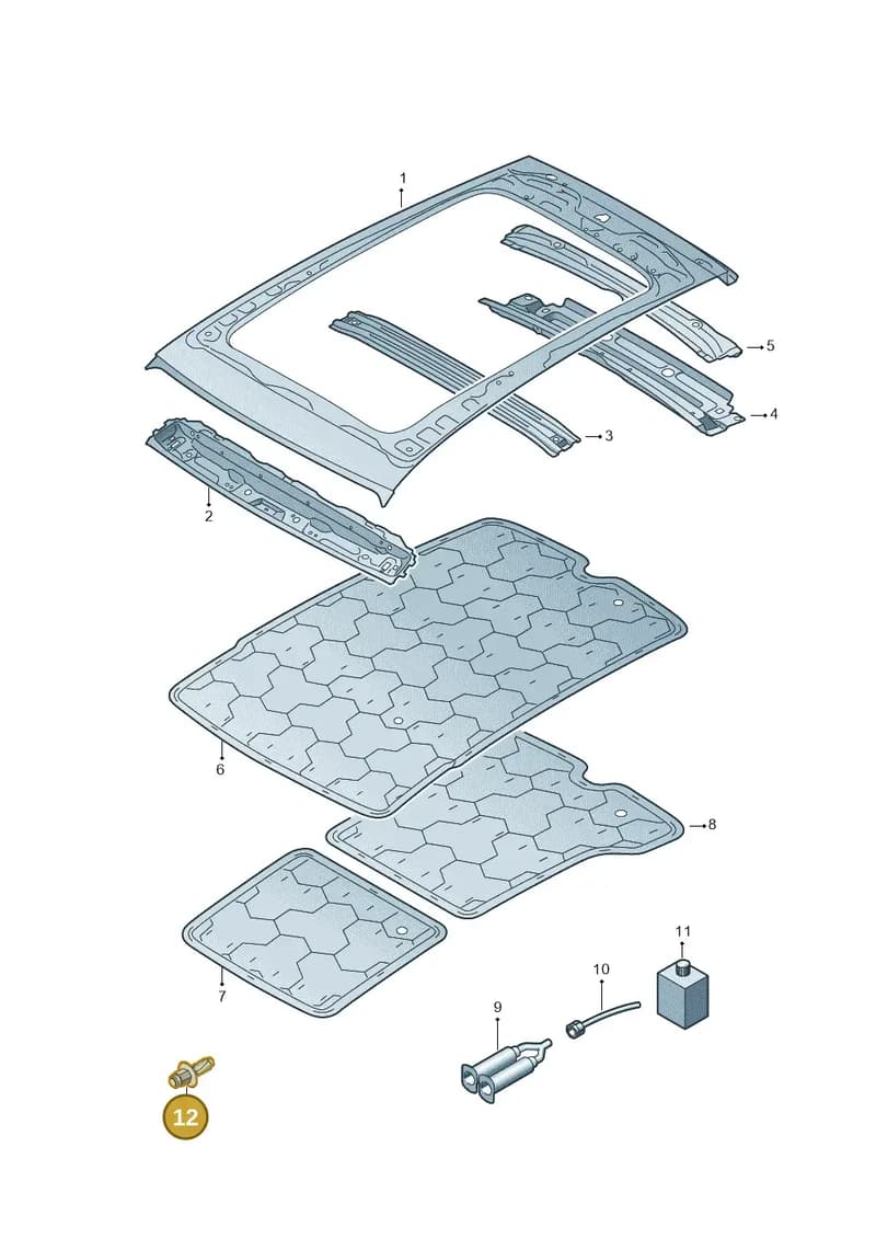WHT005270 — Audi Q5 (2016-2025) diagram 896817000, position 12