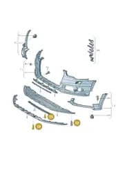 WHT005414 Volkswagen Panel Screw