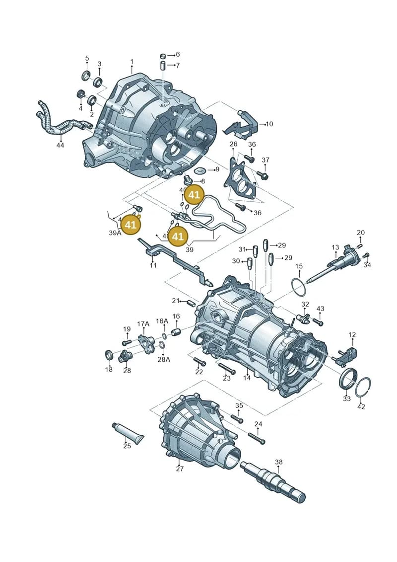 WHT005446 — Audi Q5 qu. 2.0 TDI (2012-2017) diagram 736301700, position 41