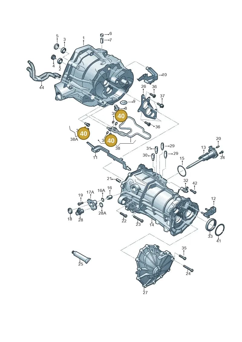 WHT005446 — Audi Q5 qu. 2.0 TDI (2012-2017) diagram 736301300, position 40