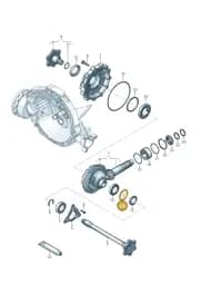 WHT005532AA Volkswagen Compensation Washer