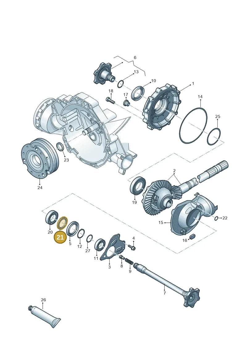 WHT005532F — Audi Q5 qu. 2.0 TDI (2012-2017) diagram 620409550, position 21