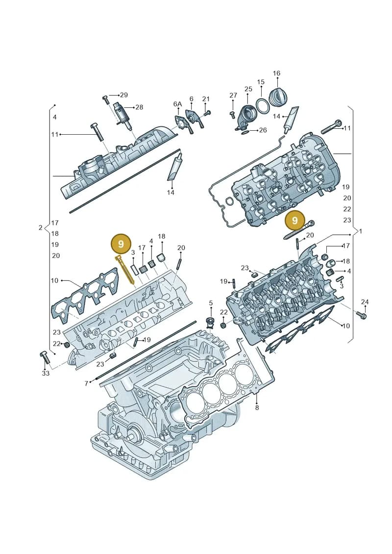 WHT005534 — Audi A7 Sportback (2014-2018) diagram 771103300, position 9