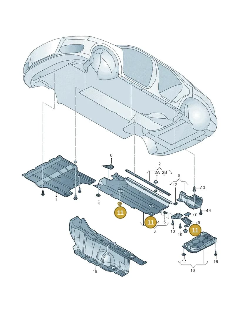 WHT005596 — Audi Q3 (2014-2019) diagram 855825000, position 11